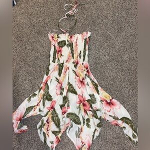 Hawaiian Floral Dress - Women’s One Size Fits All